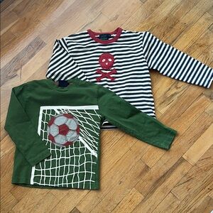2 Mini Boden 5-6Y Shirts Lot